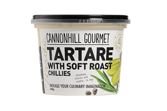 TARTARE WITH SOFT ROAST CHILLIES. (fun) - Cannonhill Gourmet