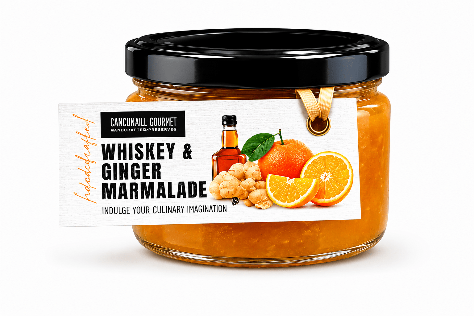 Whiskey & Ginger Marmalade - Cannonhill Gourmet
